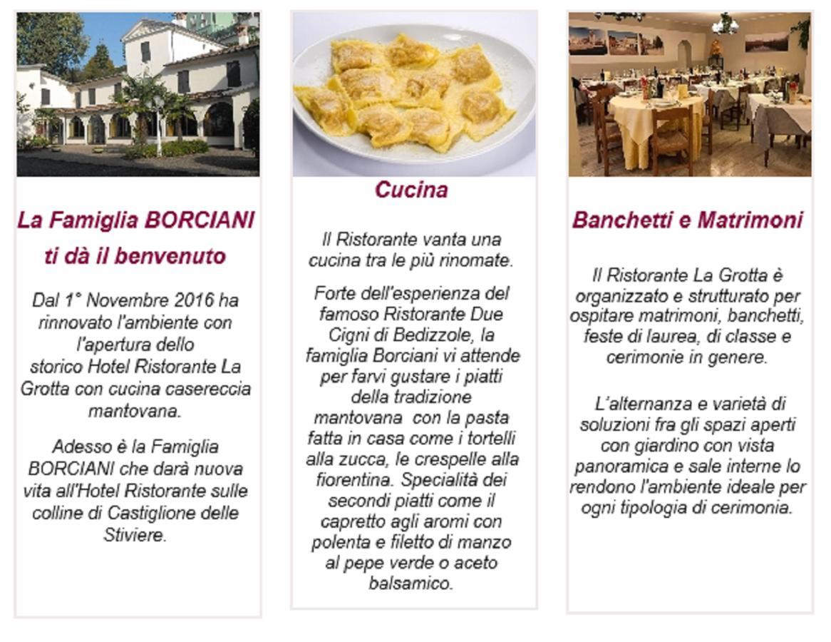 Hotel Ristorante La Grotta Castiglione Delle Stiviere Dış mekan fotoğraf